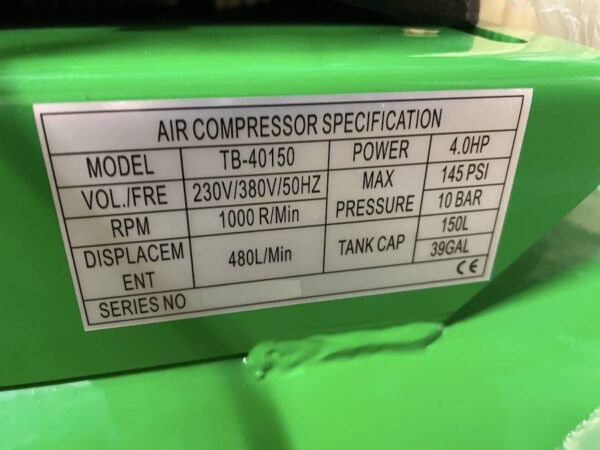 Kompressor-4Hk-Reimdrevet-3fas-10bar-data
